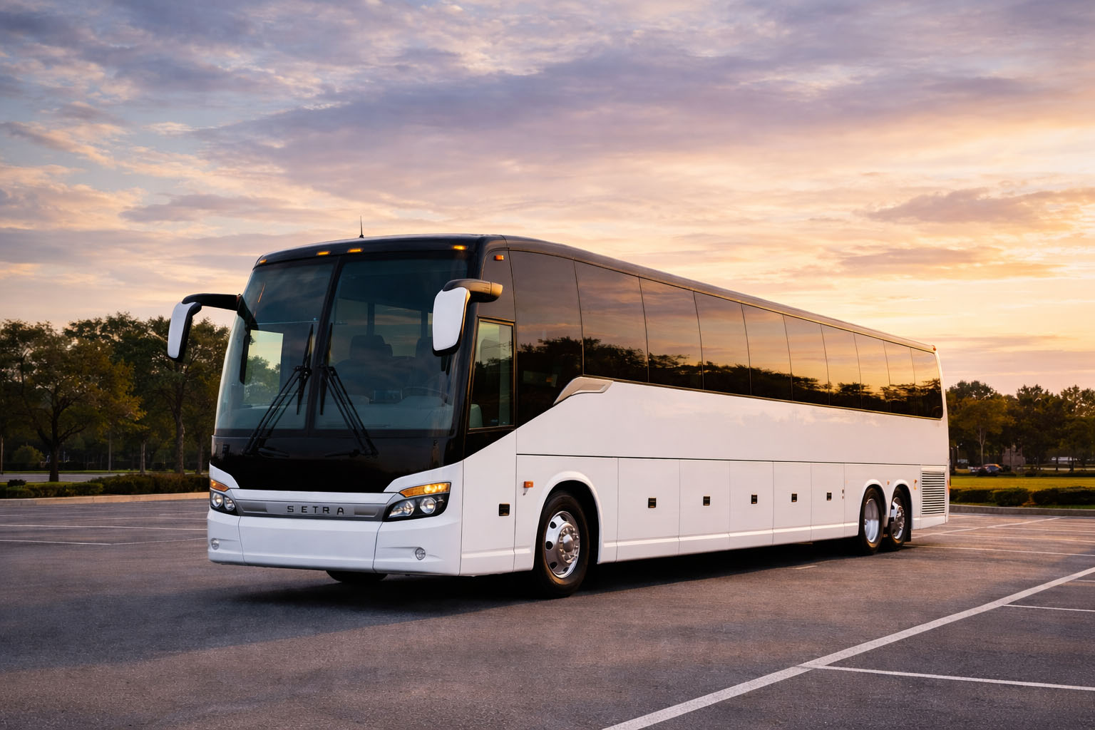 Chicago coach bus exterior