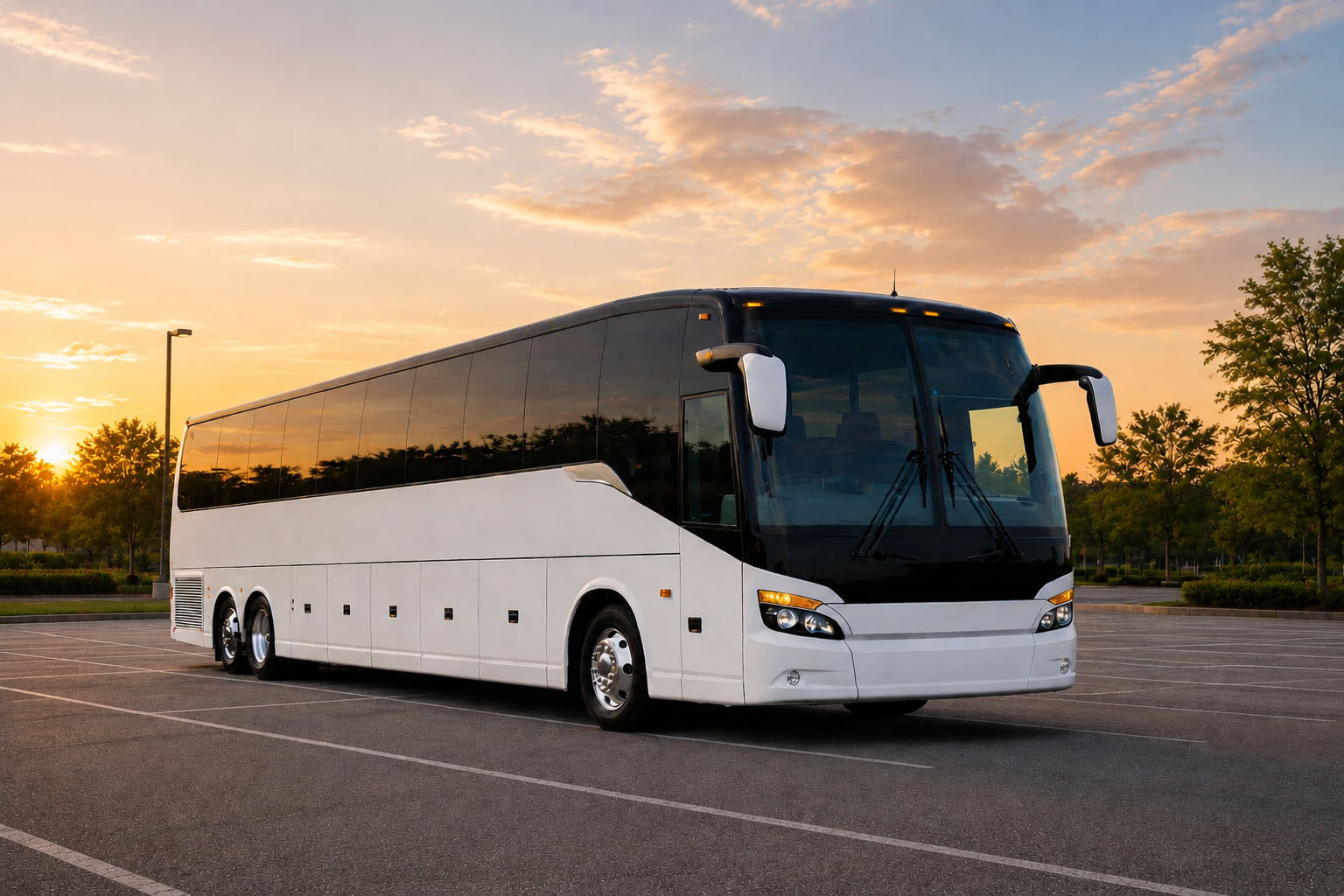 Chicago coach bus exterior