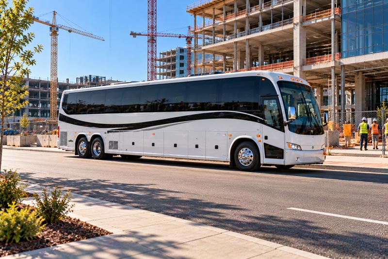 Construction Site Shuttle Bus Services in Chicago, IL